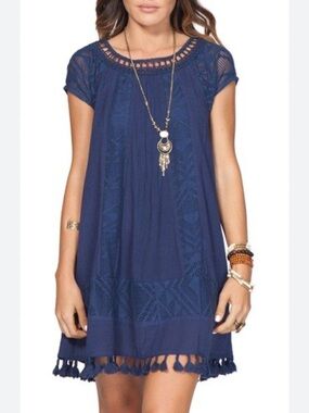 Rip Curl 'Lovebird' Navy Mini Dress  M